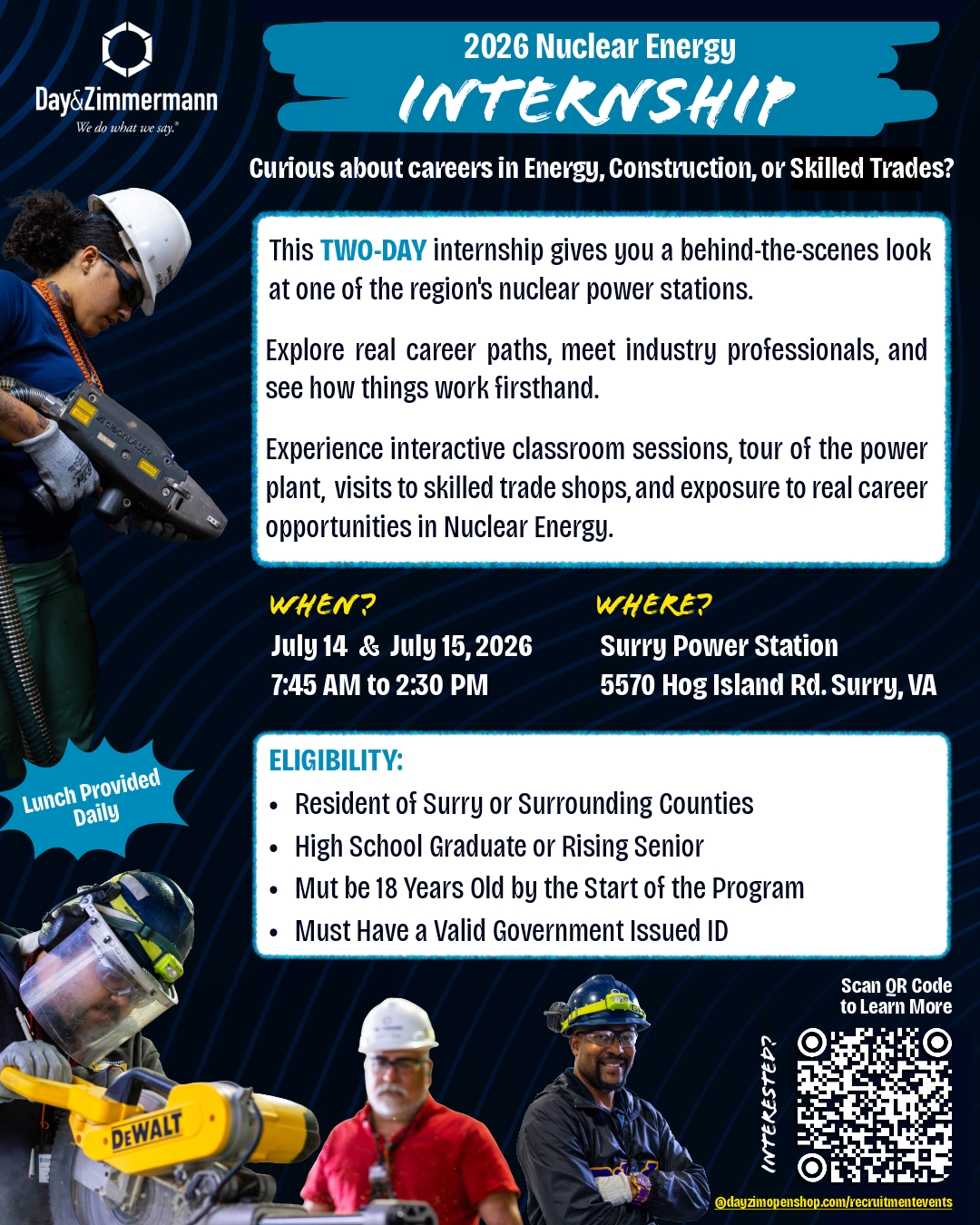 Surry Internship 2026 Flyer 04.13.26